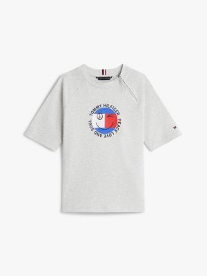 Kids' Peace & Love Flag Logo T-Shirt from Tommy Hilfiger - $14.75