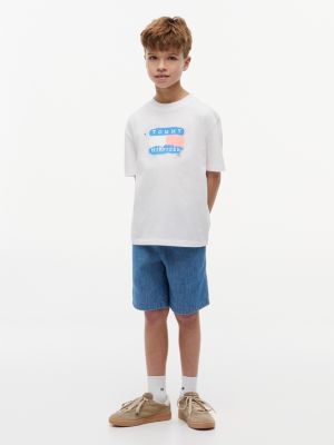 Детские футболки Tommy Hilfiger Kids' Tommy Graffiti Logo T-Shirt — фото 2