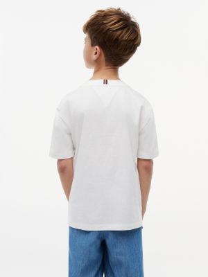 Детские футболки Tommy Hilfiger Kids' Tommy Graffiti Logo T-Shirt — фото 4