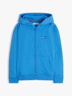 Детские худи Tommy Hilfiger Kids' Tonal Flag Zip — фото 5
