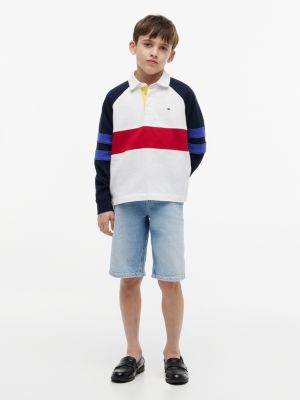 Детские худи Tommy Hilfiger Kids' Colorblock Polo Sweatshirt — фото 2