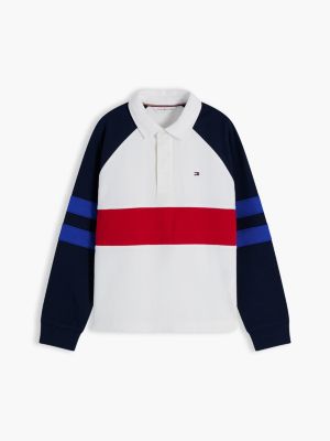 Детские худи Tommy Hilfiger Kids' Colorblock Polo Sweatshirt — фото 5