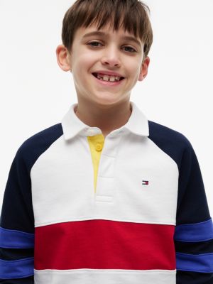 Детские худи Tommy Hilfiger Kids' Colorblock Polo Sweatshirt — фото 3