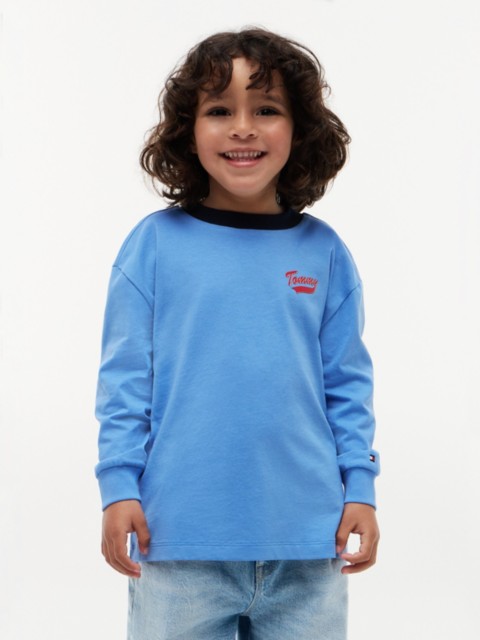 Детские футболки Tommy Hilfiger Kids' Tommy Crest Logo T-Shirt