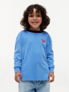 Kids' Tommy Crest Logo T-Shirt — Copenhagen Blue 1
