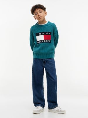 Детские джинсы Tommy Hilfiger Kids' Medium Wash Baggy Jean — фото 2