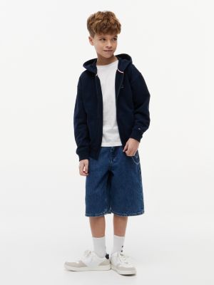 Детские джинсы Tommy Hilfiger Kids' Graffiti Print Baggy Denim Short — фото 2