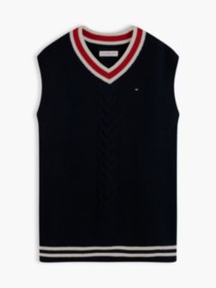 Kids' Knit Cricket Sweater Vest — Navy 5