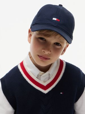 Детский жилет Tommy Hilfiger Knit Cricket Sweater Vest, цвет: Тёмно-синий — фото 3