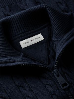 Детские кардиганы Tommy Hilfiger Kids' Cable Knit Zip Cardigan — фото 6