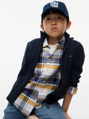 Детские кардиганы Tommy Hilfiger Kids' Cable Knit Zip Cardigan — фото 3