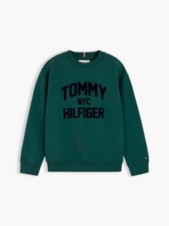 Kids' Tommy NYC Logo Sweatshirt — Rural Green 5