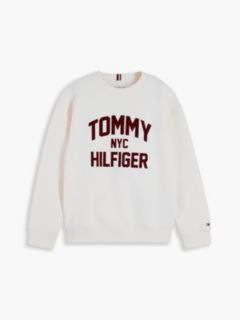 Kids' Tommy NYC Logo Sweatshirt — Off White 5