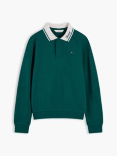 Kids' Hilfiger Logo Rugby Sweatshirt — Rural Green 5