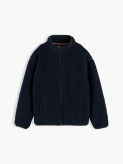 Kids' Bold Flag Logo Zip Sweatshirt — Dark Blue 6