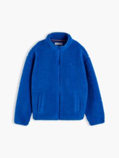 Kids' Bold Flag Logo Zip Sweatshirt — Vibrant Blue 5