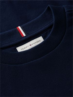 Детские худи Tommy Hilfiger Kids' Block Monogram Logo Sweatshirt — фото 6