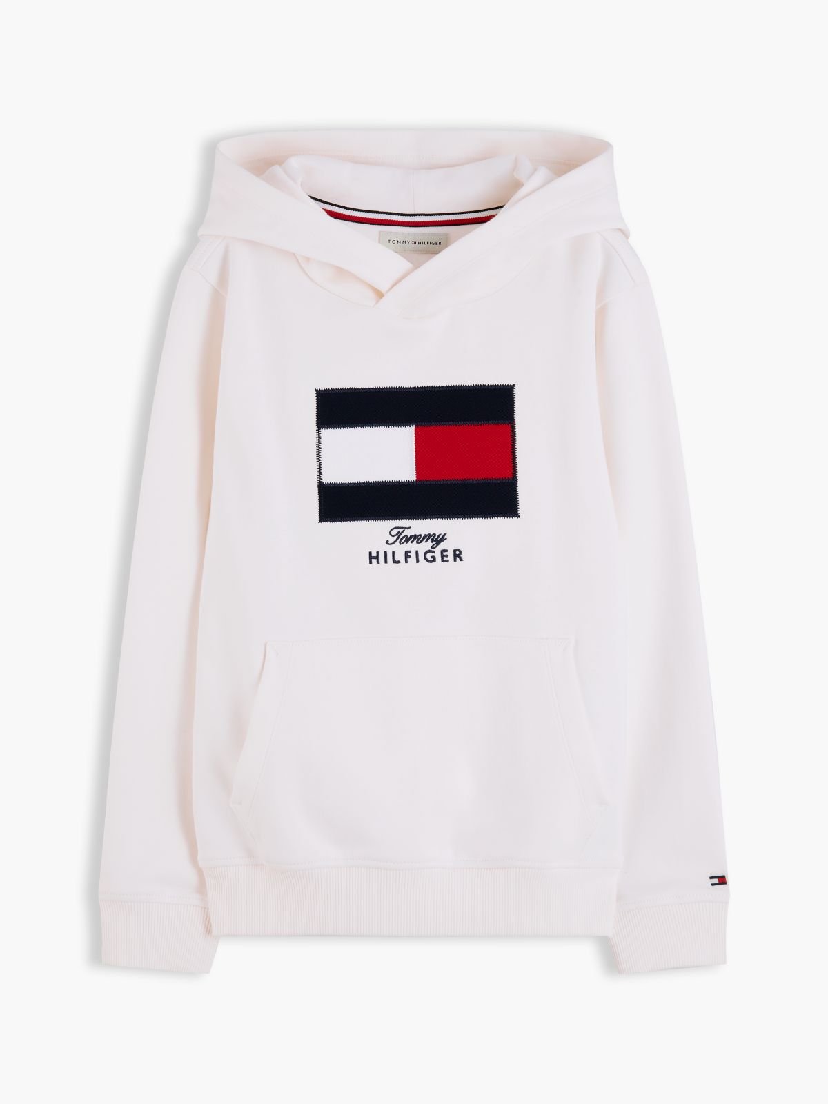 Kids' Flag Logo Hoodie — Off White