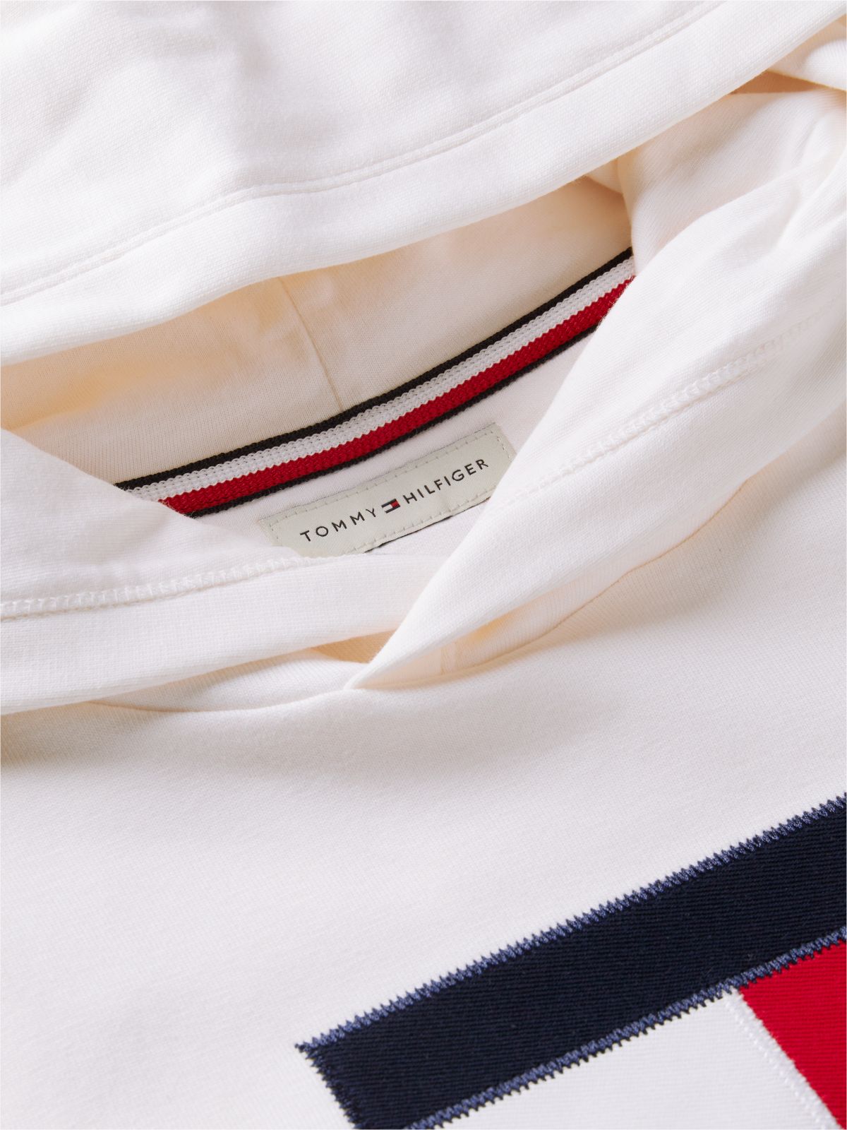 Kids' Flag Logo Hoodie — Off White