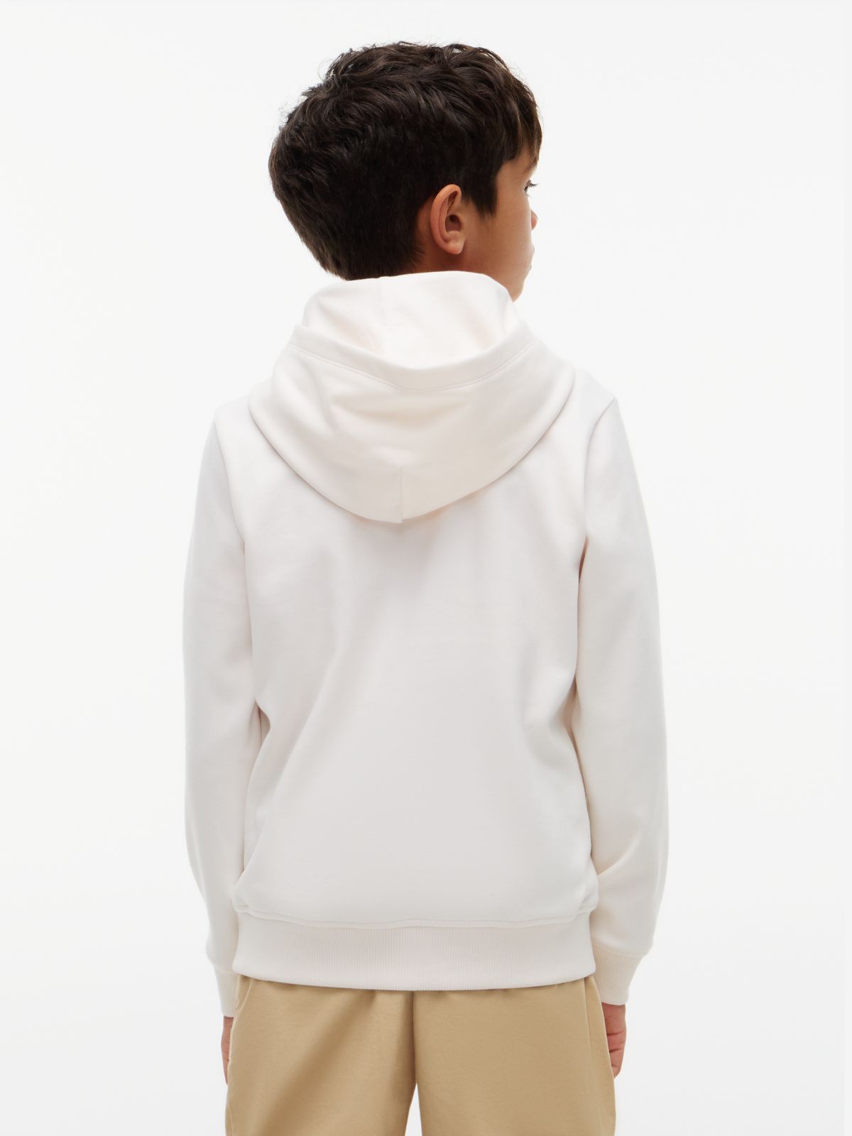 Kids' Flag Logo Hoodie — Off White