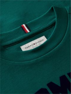 Kids' Tommy NYC Logo T-Shirt — Rural Green 6