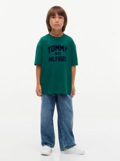 Kids' Tommy NYC Logo T-Shirt — Rural Green 2