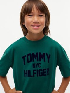 Kids' Tommy NYC Logo T-Shirt — Rural Green 3