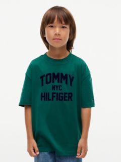 Kids' Tommy NYC Logo T-Shirt — Rural Green 1