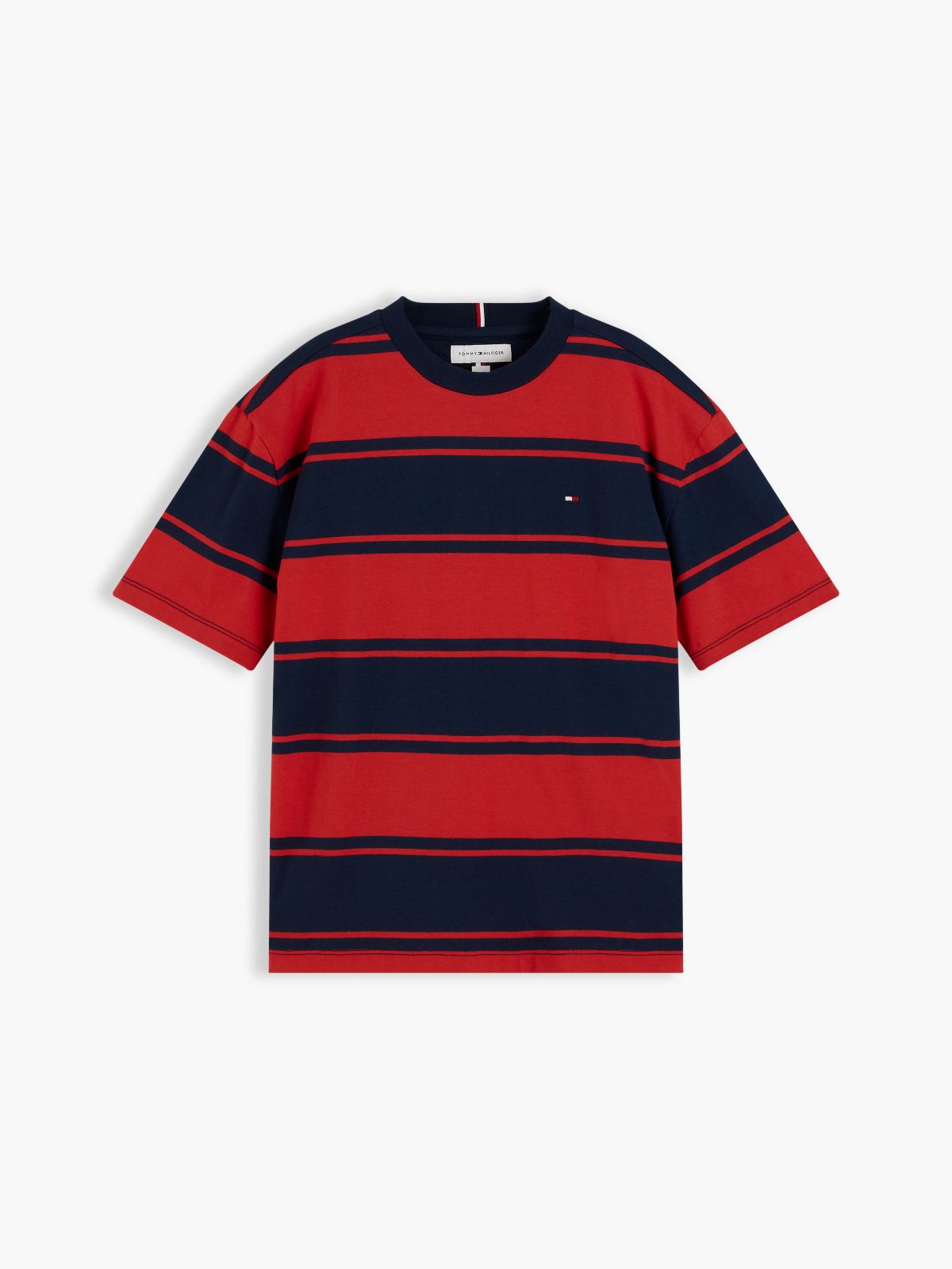 Kids' Rugby Stripe T-Shirt — Red Glare