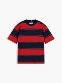 Kids' Rugby Stripe T-Shirt — Red Glare 5