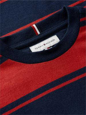 Детские футболки Tommy Hilfiger Kids' Rugby Stripe T-Shirt — фото 6