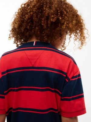 Детские футболки Tommy Hilfiger Kids' Rugby Stripe T-Shirt — фото 3