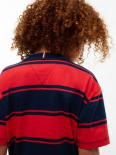 Kids' Rugby Stripe T-Shirt — Red Glare 3