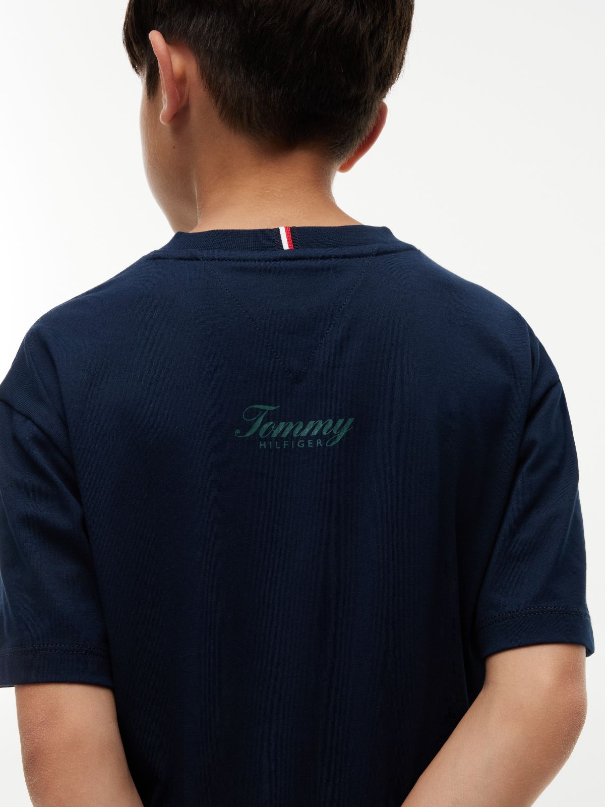 Kids' Graffiti Logo T-Shirt — Dark Blue