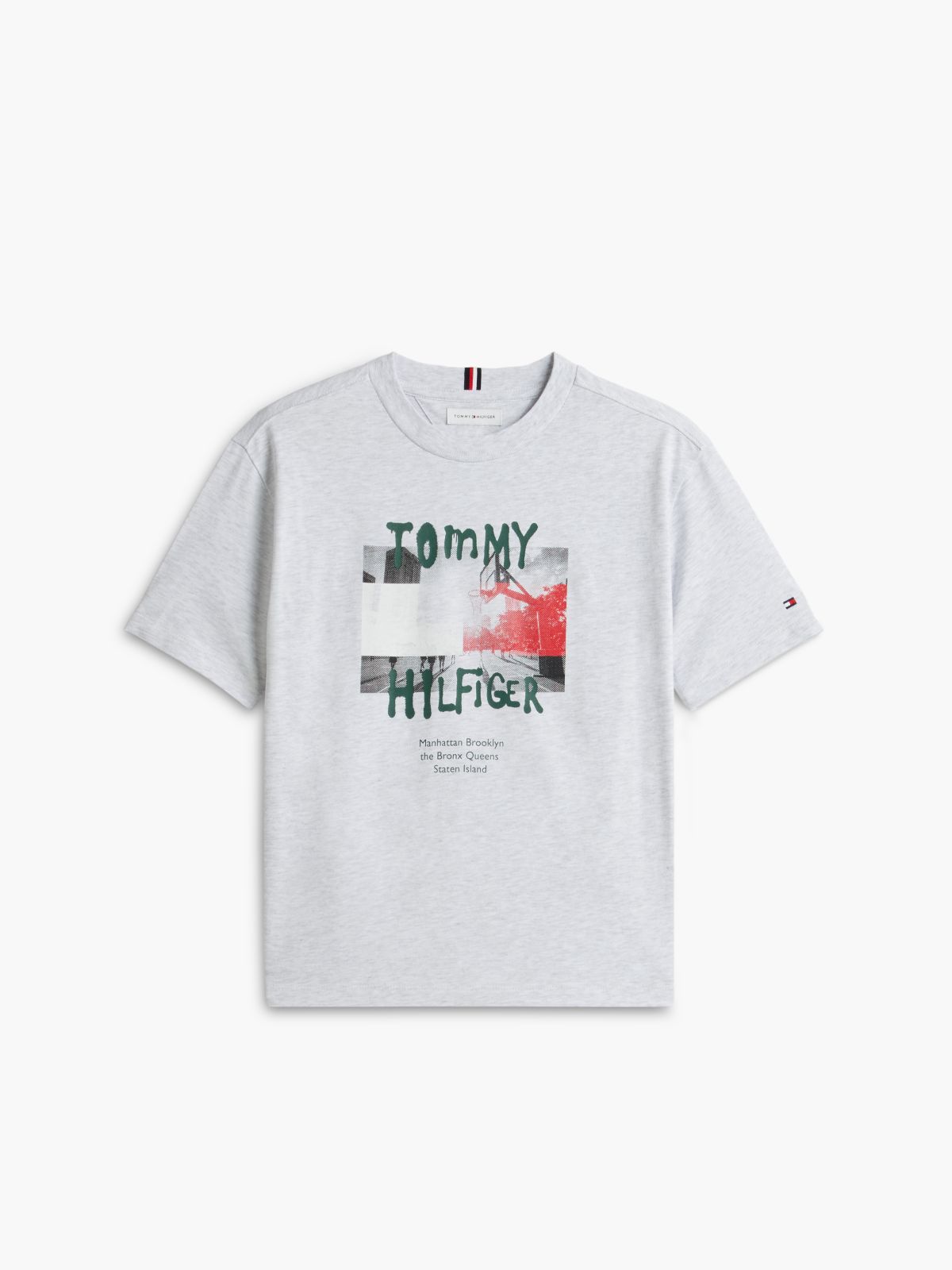 Kids' Graffiti Logo T-Shirt — Dark Blue