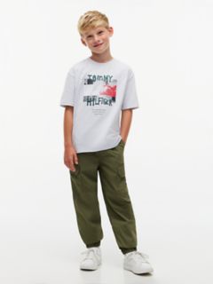 Kids' Graffiti Logo T-Shirt — Dark Blue 2