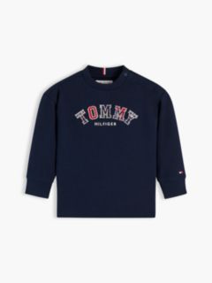 Kids' Logo T-Shirt — Navy Blue Plaid 5