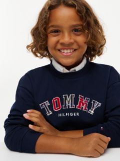 Kids' Logo T-Shirt — Navy Blue Plaid 3