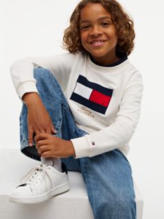 Kids' Logo T-Shirt — Ivory Plaid 3