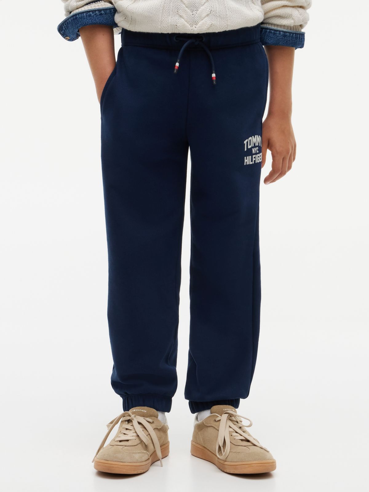 Kids' Tommy NYC Logo Sweatpant — Navy