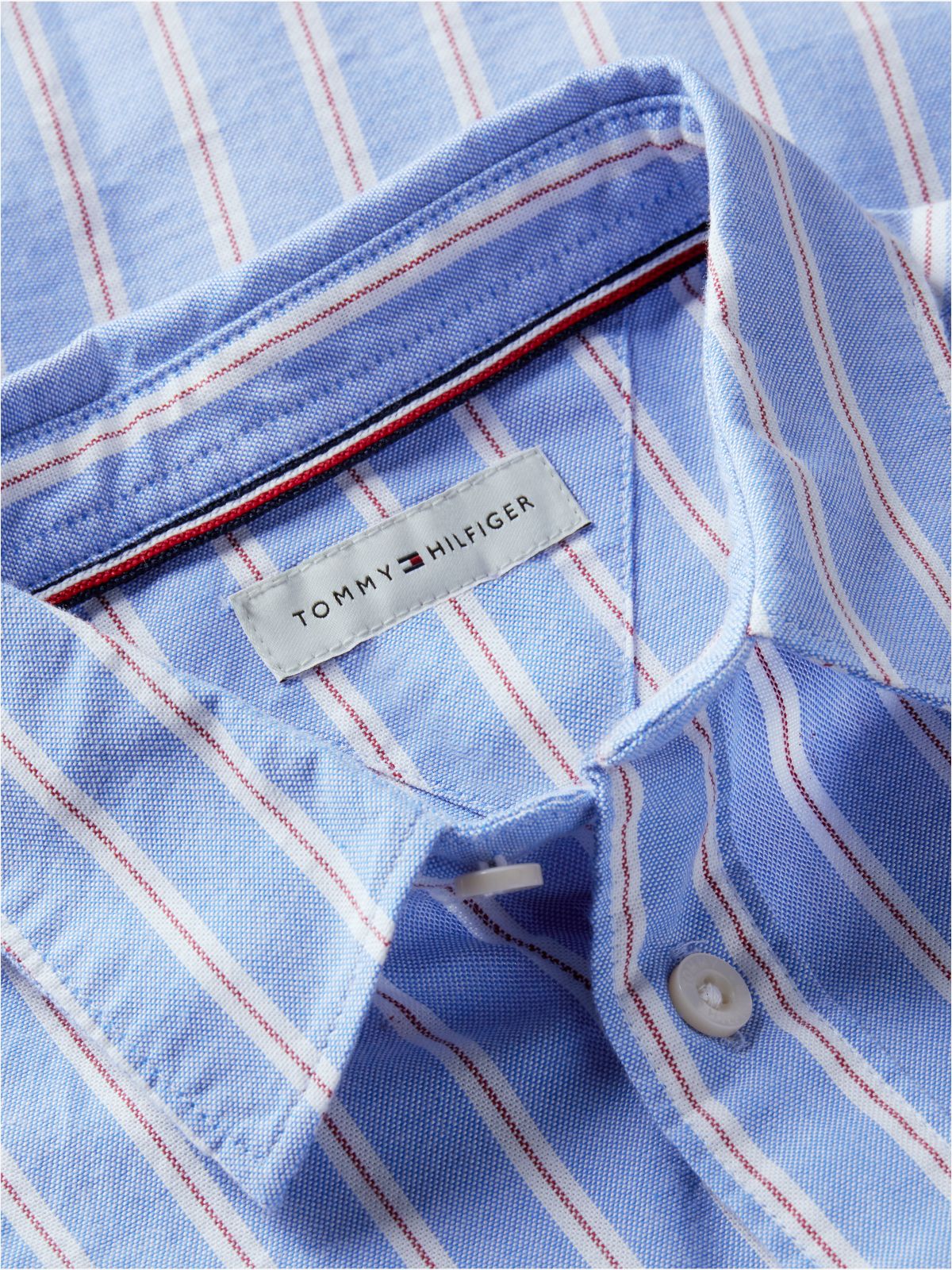 Kids' Striped Stretch Oxford Shirt — Countryside Yellow