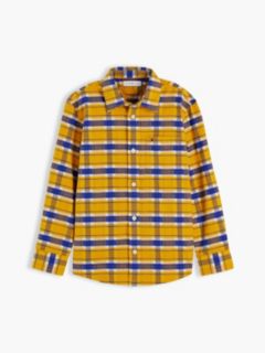 Kids' Check Stretch Shirt — Medium Grey Heather 5
