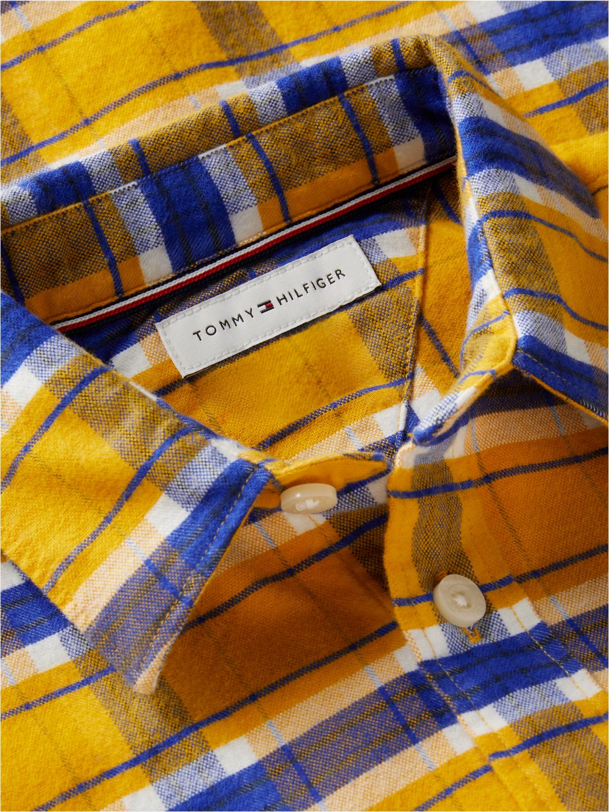 Kids' Check Stretch Shirt — Medium Grey Heather