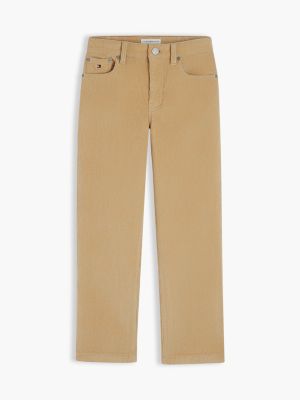 Детские брюки Tommy Hilfiger Relaxed Stretch Corduroy Pant, цвет: Золотой — фото 5