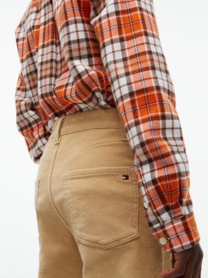 Детские брюки Tommy Hilfiger Relaxed Stretch Corduroy Pant, цвет: Золотой — фото 3