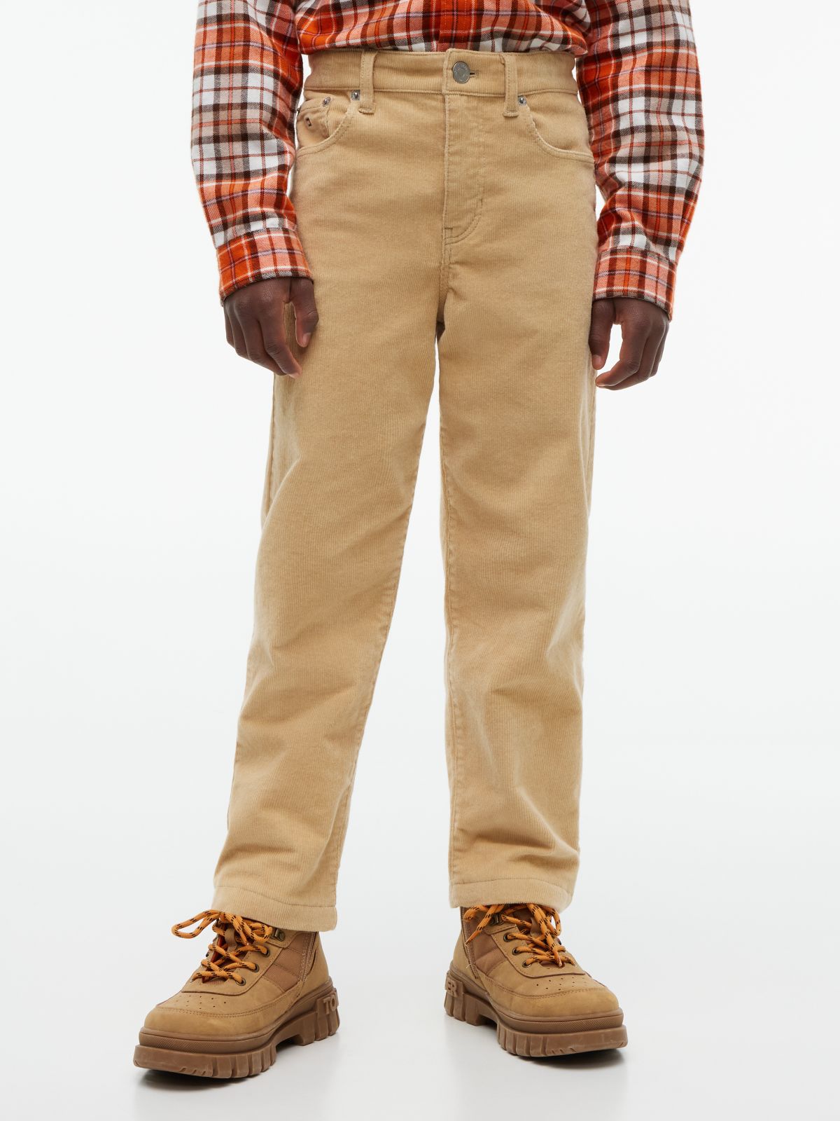 Kids' Relaxed Stretch Corduroy Pant — Gentle Gold