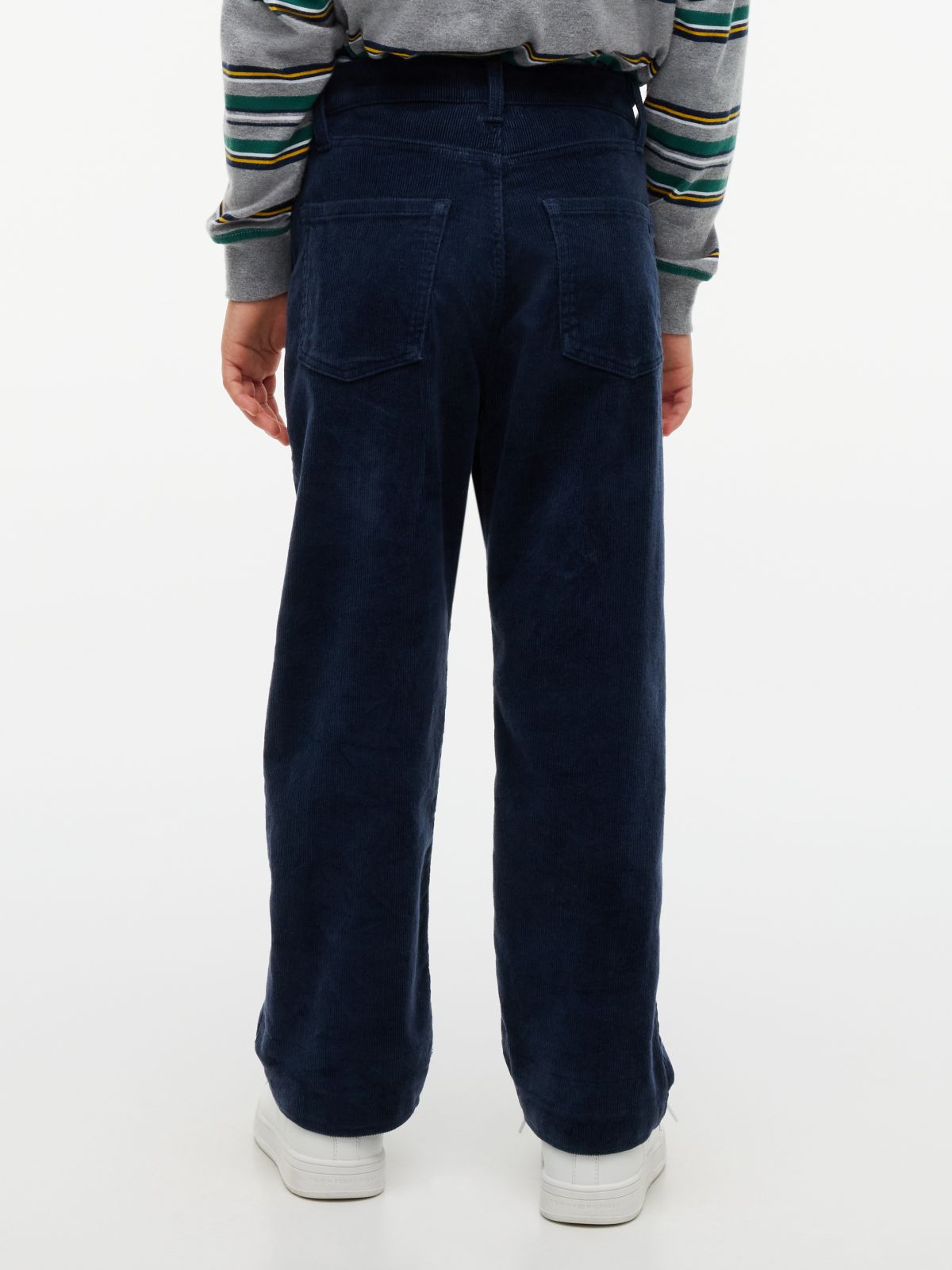 Kids' Relaxed Stretch Corduroy Pant — Navy