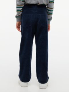 Kids' Relaxed Stretch Corduroy Pant — Navy 4