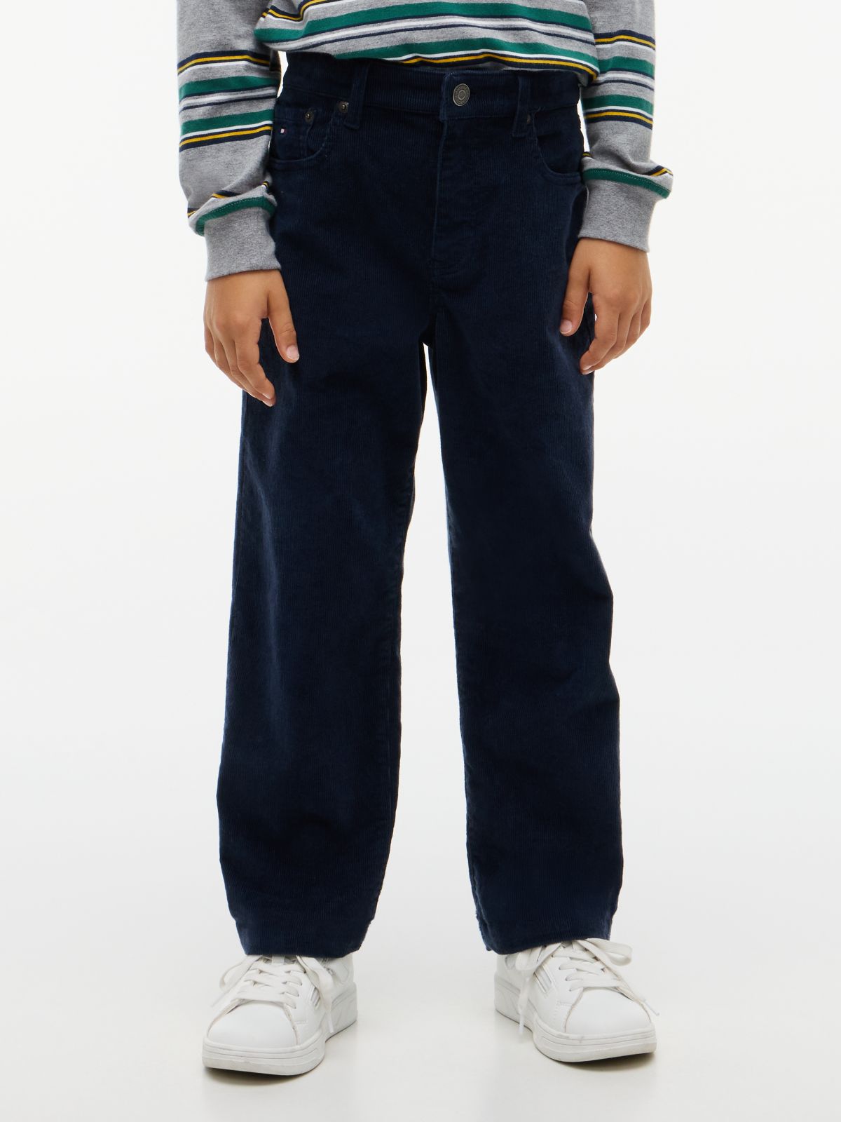 Kids' Relaxed Stretch Corduroy Pant — Navy