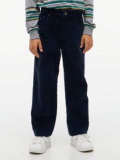 Kids' Relaxed Stretch Corduroy Pant — Navy 1